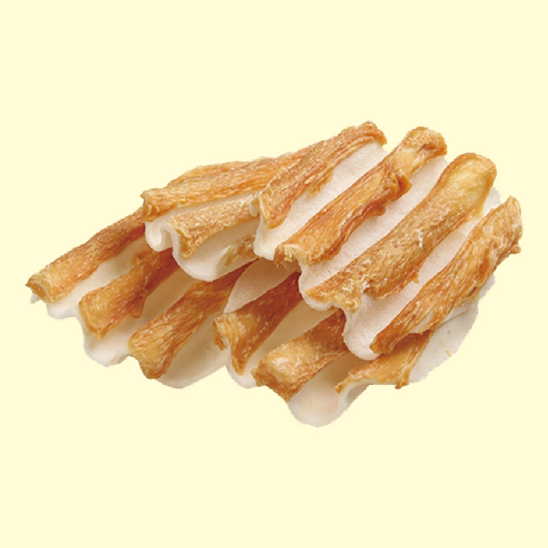 Rawhide wave chips with sesame