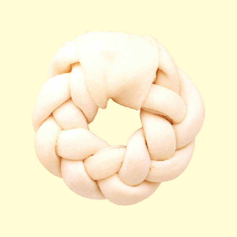 Expanded braided ring